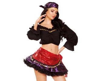 black gypsy costume