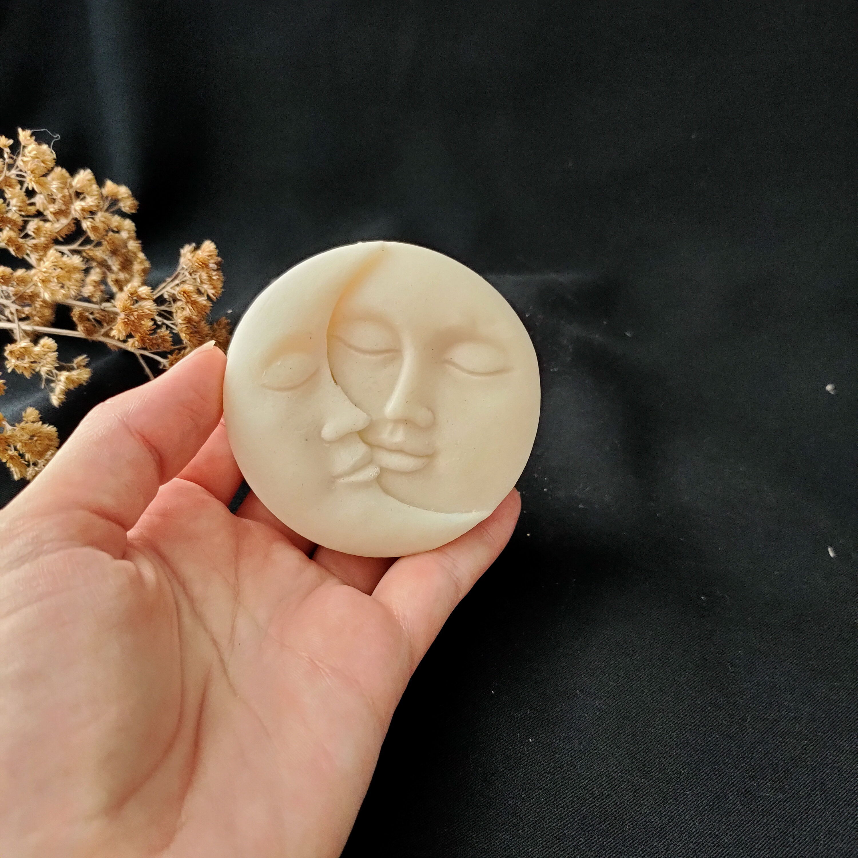 Silicone Mold Sun and Moon/Crescent Moon and Sun/ Mold for Etsy