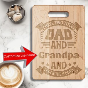 Fathers Day gift, Gift for Dad, Custom cutting board, Dad&#39;s BBQ Board, Chef’s Gift, Wood Cutting Board, fathers day gift, dad kitchen gift