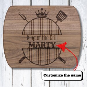 Fathers Day Wooden Cutting Board, Gift for Dad, Custom Kitchen Accessory, Dad&#39;s BBQ Board, Chef’s Gift, Wood Cutting Board, fathers day gift