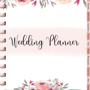 All in one! Wedding Planner Spreadsheet, Budget Tracker, Checklist, Entourage or Bridal Party, Guest List, PDF and Excel spreadsheet