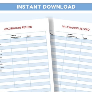 Vaccinatiegegevens | Vaccinrecord | Vaccinatiegegevens
