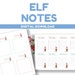 Elf Printable Elf Notes Elf Stationery Elf Letter Printables for Kids L ...