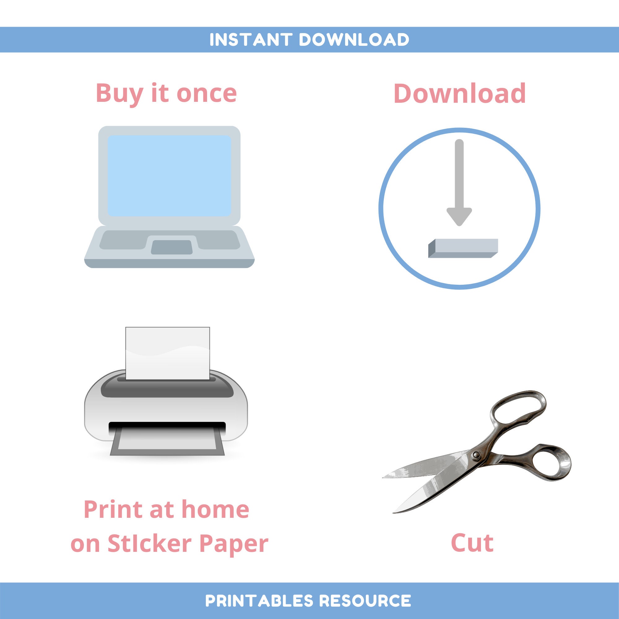 Printable Snowman Stickers | Printable Stickers - Etsy