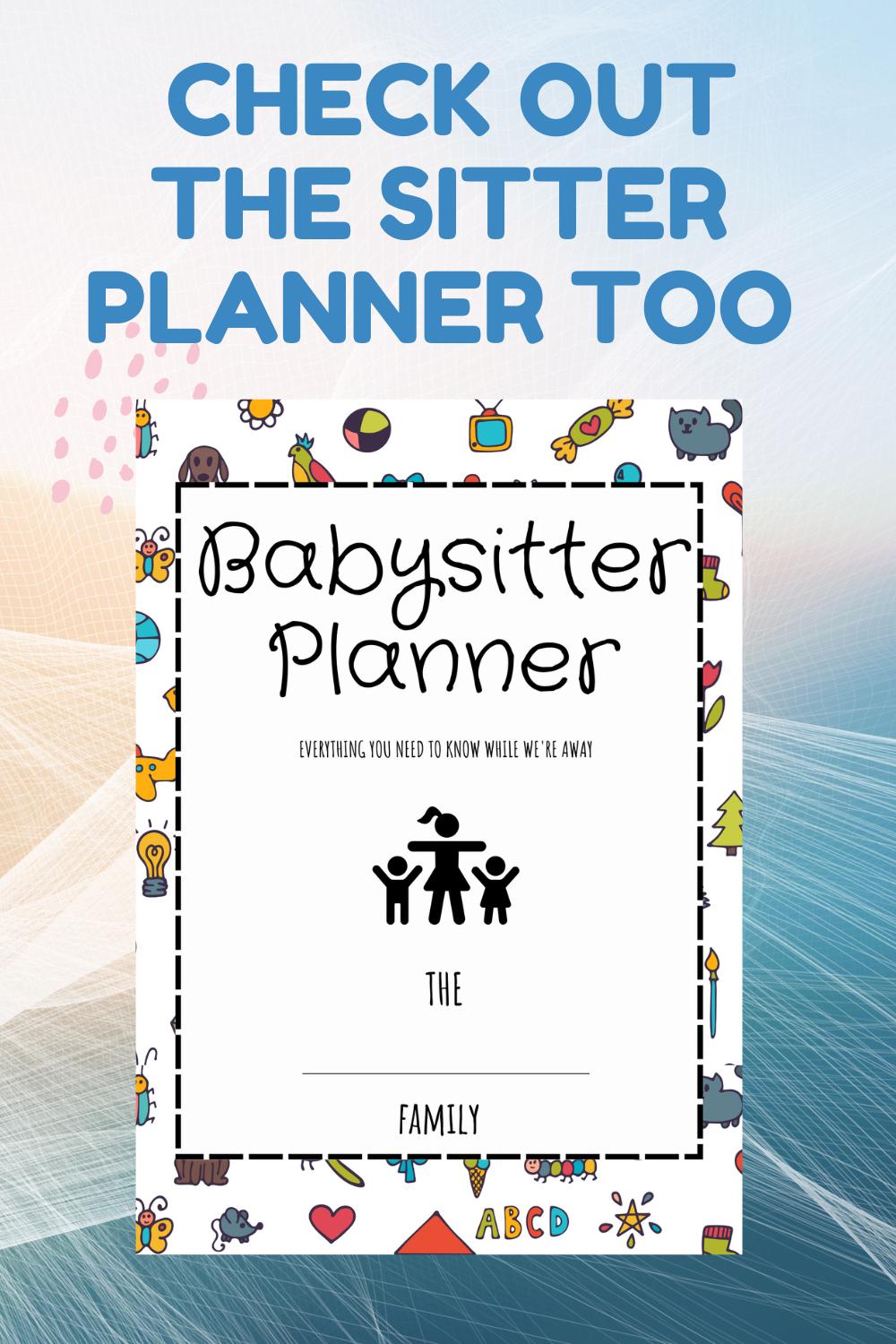 Nanny Checklist.pdf Babysitter Checklist Printable: Nanny Notes, Childcare Form (PDF) - Etsy