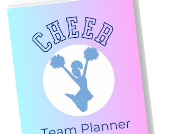 Cheer Team Planner: Cheerleading Playbook, Schedules & Rosters (Digital Download)