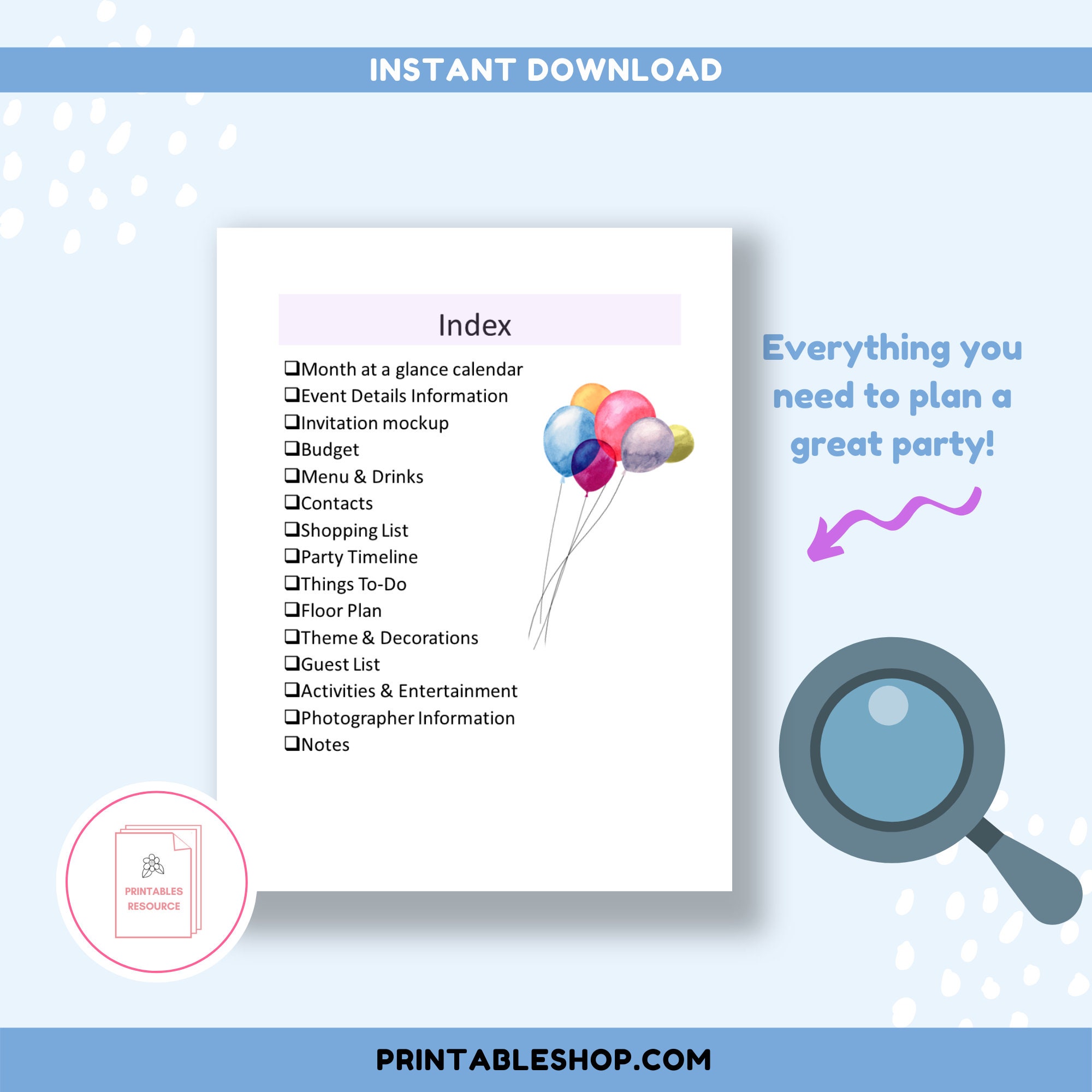 Party Planner Party Planning Birthday Party DIY Party Planner Party ...