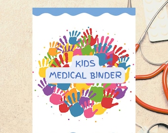 Kids Medical Binder Planner Printable Wellness Tracker Log for Children Medically Complex Printable Medical Planner Medical Organizer Gift