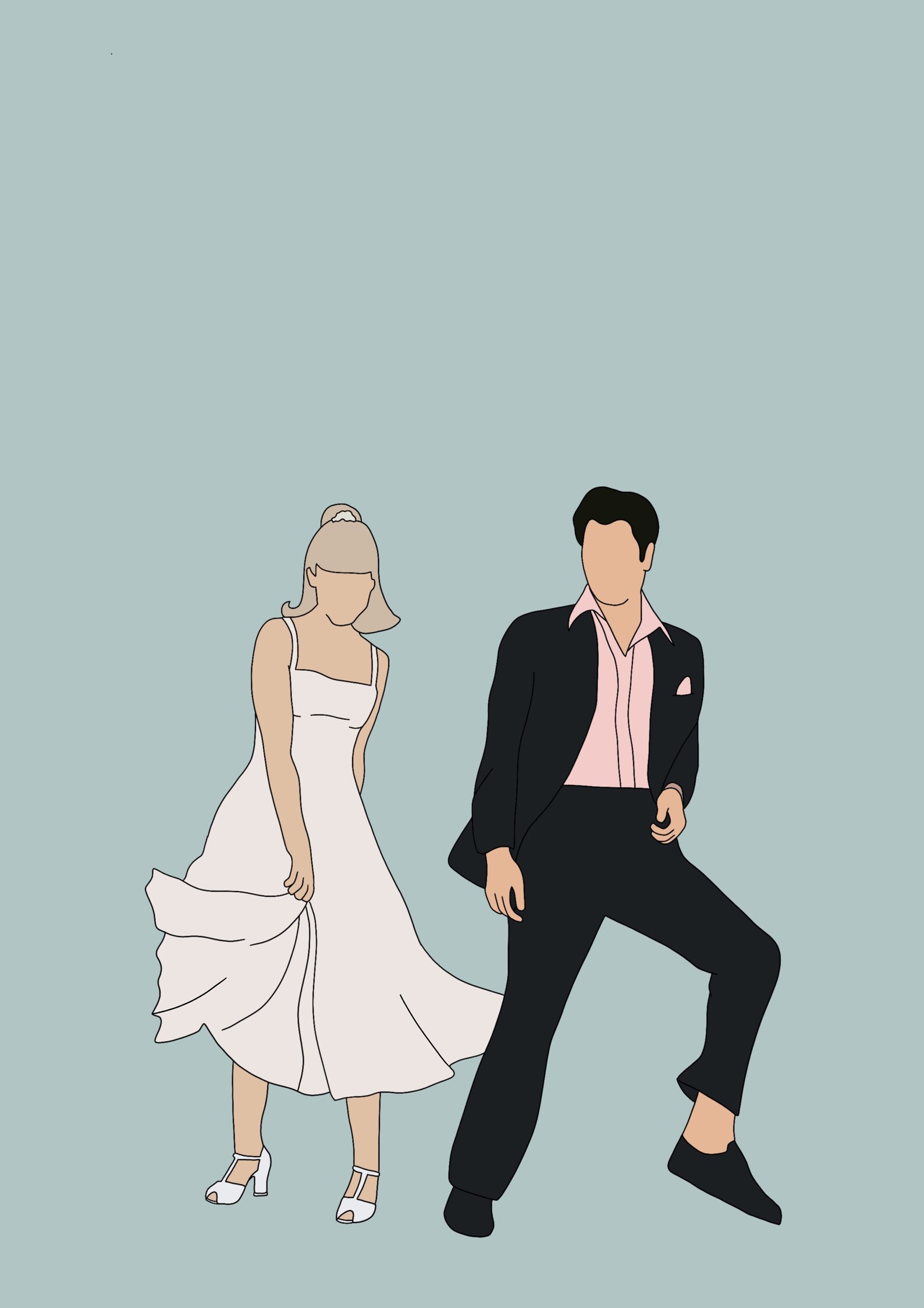 Grease Movie Poster Grease Movie Print Grease Wall Art Etsy