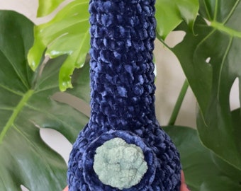 Gehäkelte Samt Vase Kissen