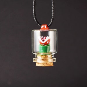 Mario Carnivorous Plant Flask Pendant