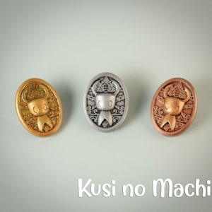 Medallion Pins Knight Hollow Knight effect Silver Gold Copper
