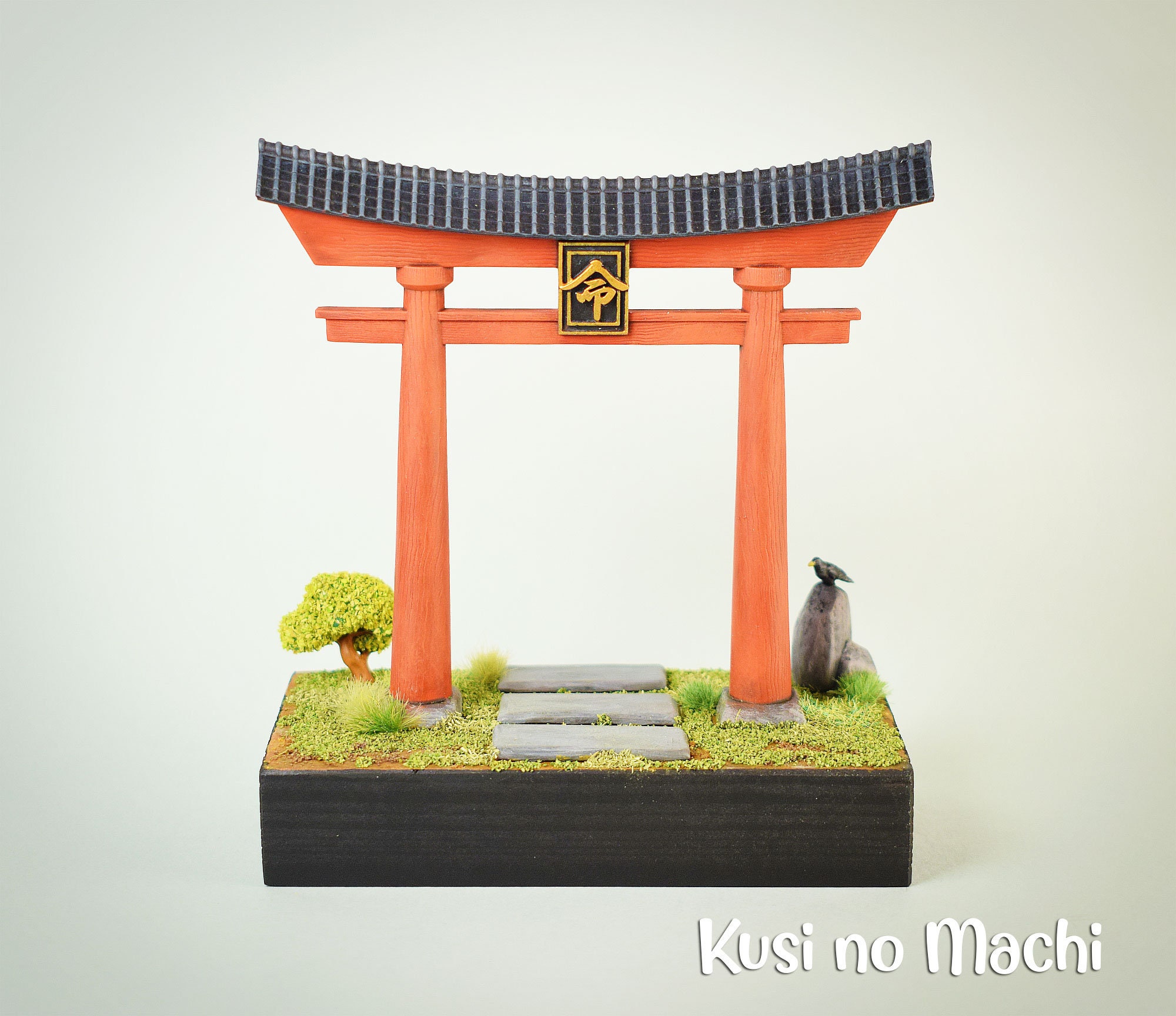 Japanese Diorama Torii rest Japanese Miniature - Etsy