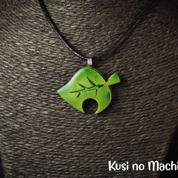 Pendentif Feuille  Animal Crossing