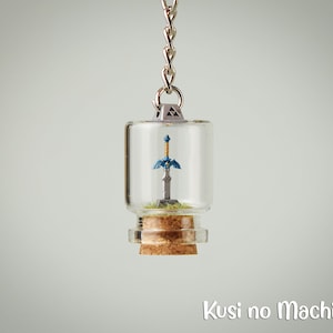 Master Sword Link-sleutelhanger in flesje