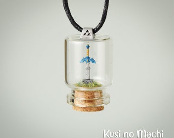 Meisterschwertfläschchen-Anhänger Legend of Zelda Fan-Kunst.