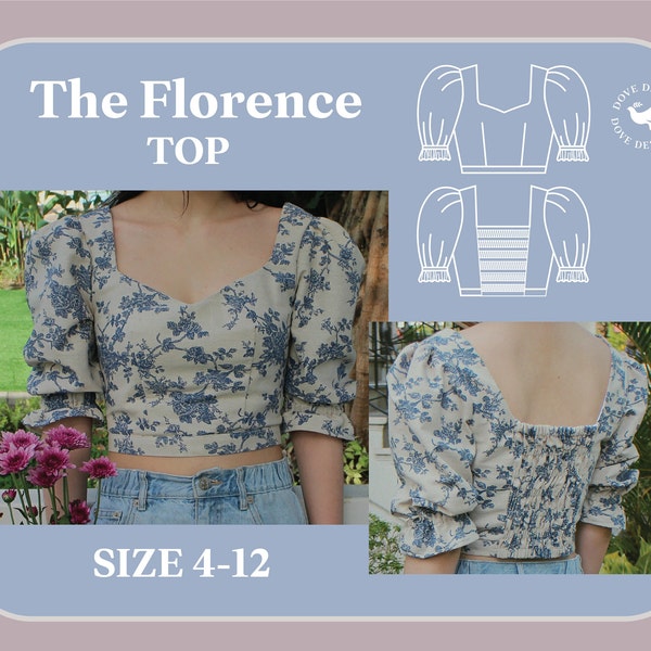 The Florence Top [PDF Sewing Pattern]