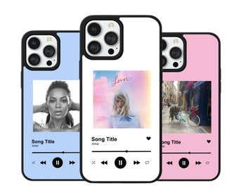 Custom Album Cover iPhone Case: Personalized Music Plaque, Durable Rubber Fits iPhone 7–16