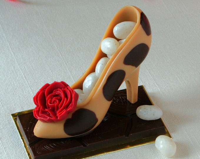 Party Favors Personalized Unique Chocolate High Heel Shoe Birthday Party Favors Quinceañera Favors Sweet 16 Favors Retirement Party Favors