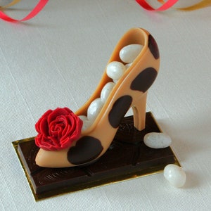 Unique Gifts for Her Chocolate High Heel Shoe Gift for Mom Gift for Girlfriend Birthday Party Favors Retirement Party Favors for Her