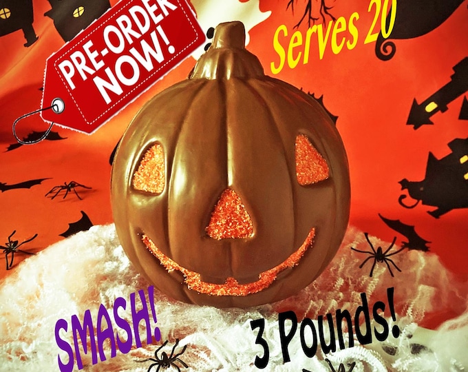 Halloween Chocolate Smash Pumpkin Piñata, Fun for All Ages!