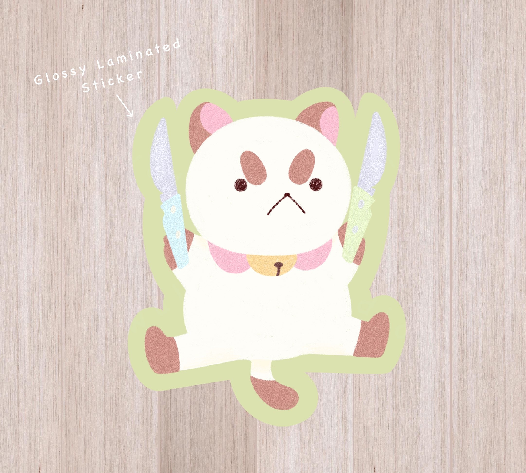 Bee SND Puppycat Sticker Sheets - 4 Sheet Set With Sparkle Finish For Kids & Collectors