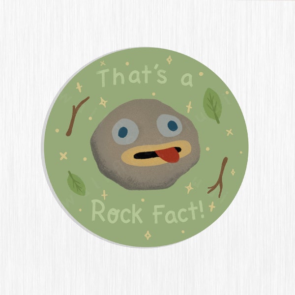 Over the Garden Wall Sticker, otgw sticker, rock fact stickers, wirt and greg, over the garden wall, otgw, adventure time, acnh, puppycat