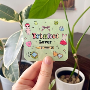 Trinket Lover Sticker, Trinket Sticker, Calico Critter, Sonny Angel, Art, Kawaii Sticker, Kawaii Aesthetic, Trinkets, Sonny Angel Sticker