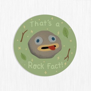 Over the Garden Wall Magnet, otgw, rock fact magnet, wirt and greg, over the garden wall, thats a rock fact, adventure time, acnh, puppycat