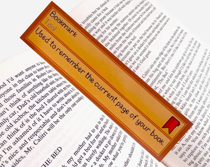 Stardew Valley Bookmark, Stardew Valley Art, Gamer Art, Cozy Gaming, Gaming Bookmarks, ACNH, PC Games, GamerGirl, Junimo Art, Nerdy Bookmark