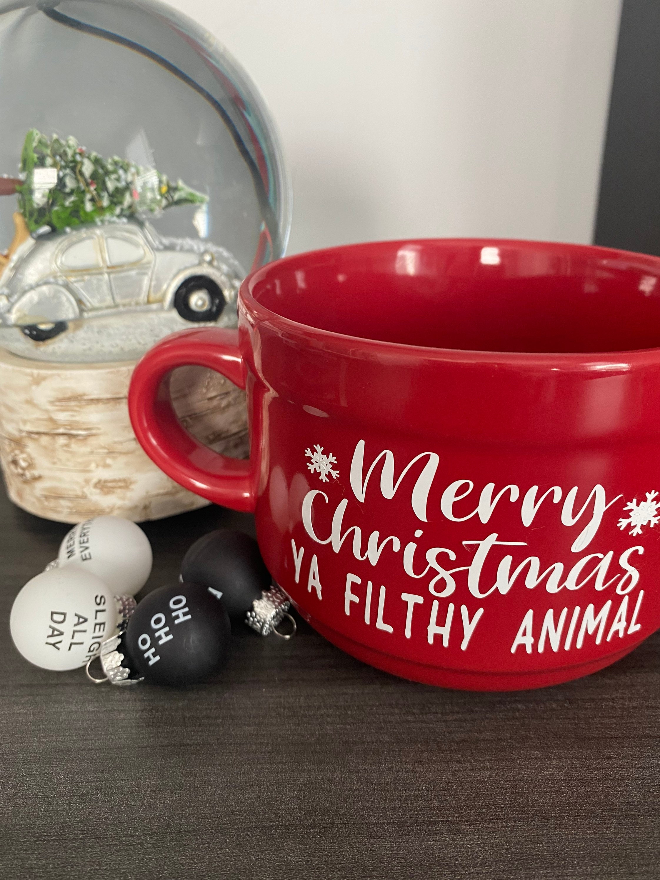 Christmas coffee mugs Christmas soup mugs a Christmas story Etsy