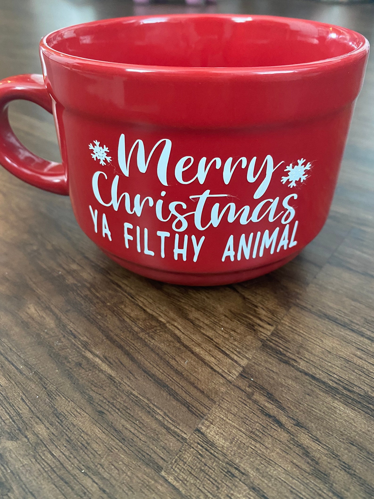 Christmas coffee mugs Christmas soup mugs a Christmas story Etsy