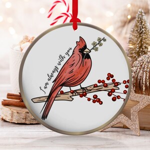 Christmas 2024 Ornament, Christmas Decoration, Holiday Gift Idea, Heirloom Keepsake, Round Ceramic, Gift Exchange, Gift Idea