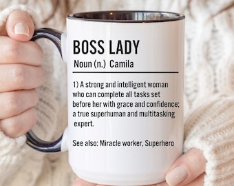 Boss Lady Bicchiere Shot In Vetro Con Scritta - Regalo Divertente Per Donne, Lavabile In Lavastoviglie - 2