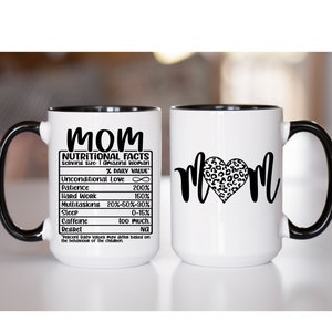 Funny Mothers Day Gifts Moms Birthday Coffee Mug for Mom Funny Mugs for Mom Best Mom Ever Gifts Mom Custom Coffee Cup, Mom Nutritional facts