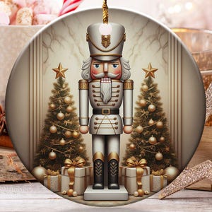 Nutcracker Ornament, Christmas Ornament, Holiday Decor, Festive Nutcracker, Tree Decoration, Gift Idea, Ornament exchange, Xmas tree decor