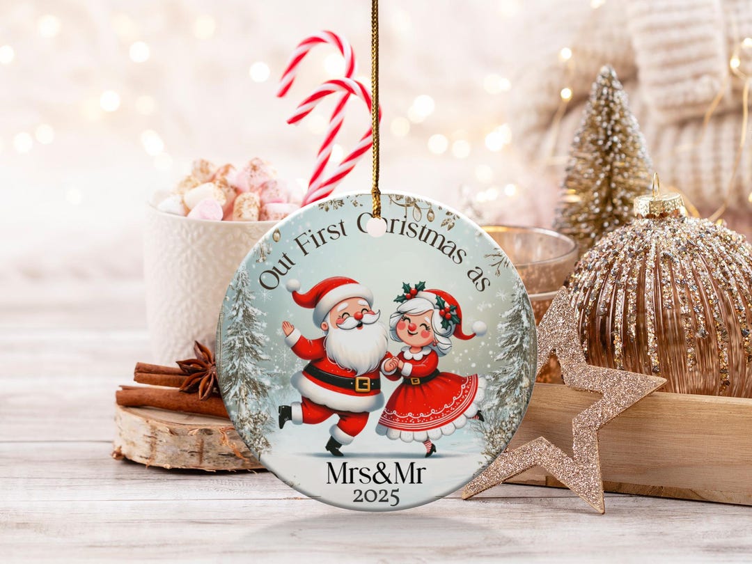 Personaliza Nuestra Primera Navidad Juntos 2023 Con Nombres Y Fecha, Adorno De Navidad Para Parejas Recuerdo De Idea De Pareja Nueva Adorno De