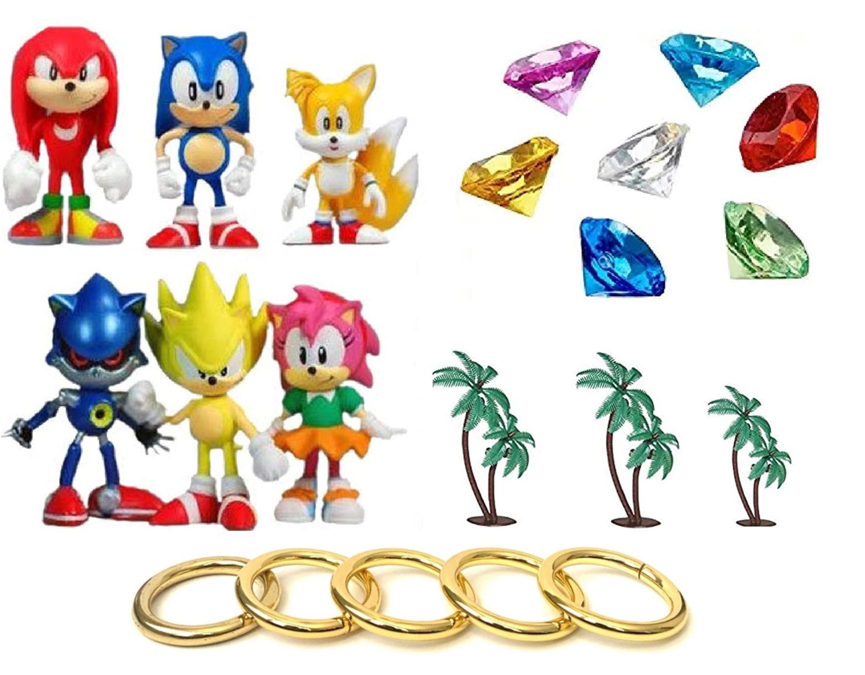 Sonic Birthday Party Gifts, Sonic Rings Sonic, Sonic Power Rings