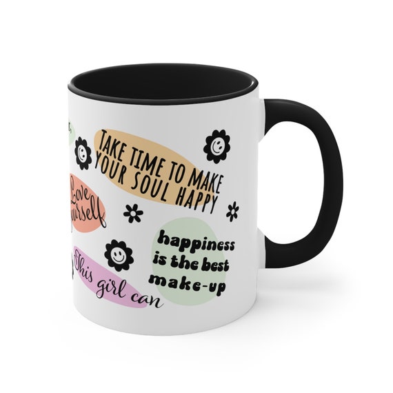Inspirational Quote Coffee Mug, Be Your Own Smile, Self Love Daily  Affirmations, Motivational Mug for Women, Unique Gift Idea - Etsy