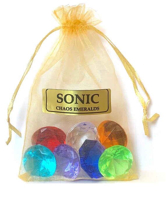 Sonic 7 Chaos Emeralds En Una Bolsa Etsy Sonic 7 Chaos Emeralds En Una Bolsa Etsy