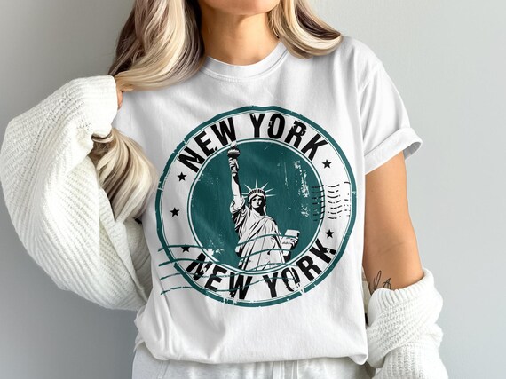 New York T-shirt, Statue of Liberty Shirt, NYC Souvenir, USA