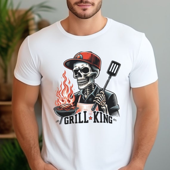 Pit Boss Grilling T-Shirt Skull And Spatulas Pit Boss Grilling T-Shirt Skull And Spatulas
