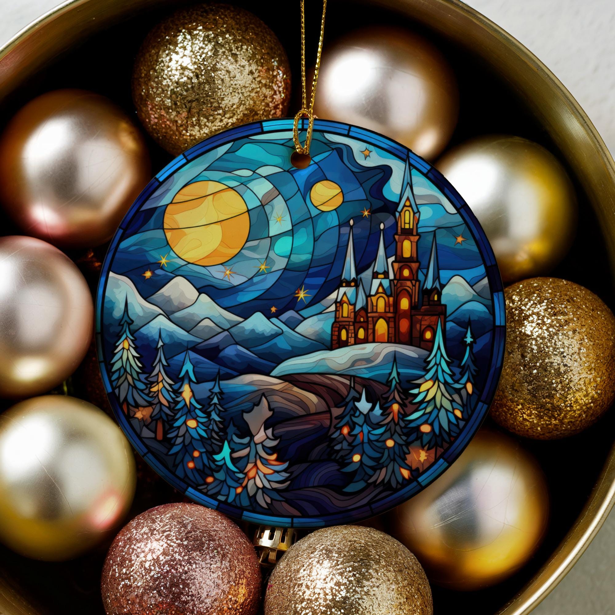 Castle Ornament Moonlit Castle By Rappenem On DeviantArt Moonlit Castle ...