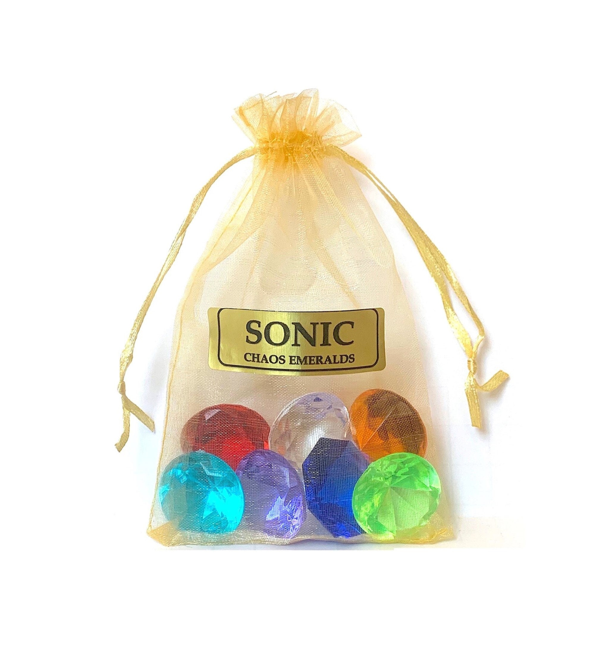 Sonic The Hedgehog Sonic 5 Action Figure Light Up Chaos Emeralds