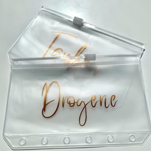 Personalized Envelopes A7 Binder, Budget Planner, Budget Binder, Cash Envelopes, Financial Planner, Envelope Method, Cash Stuffing, A7 Zipper