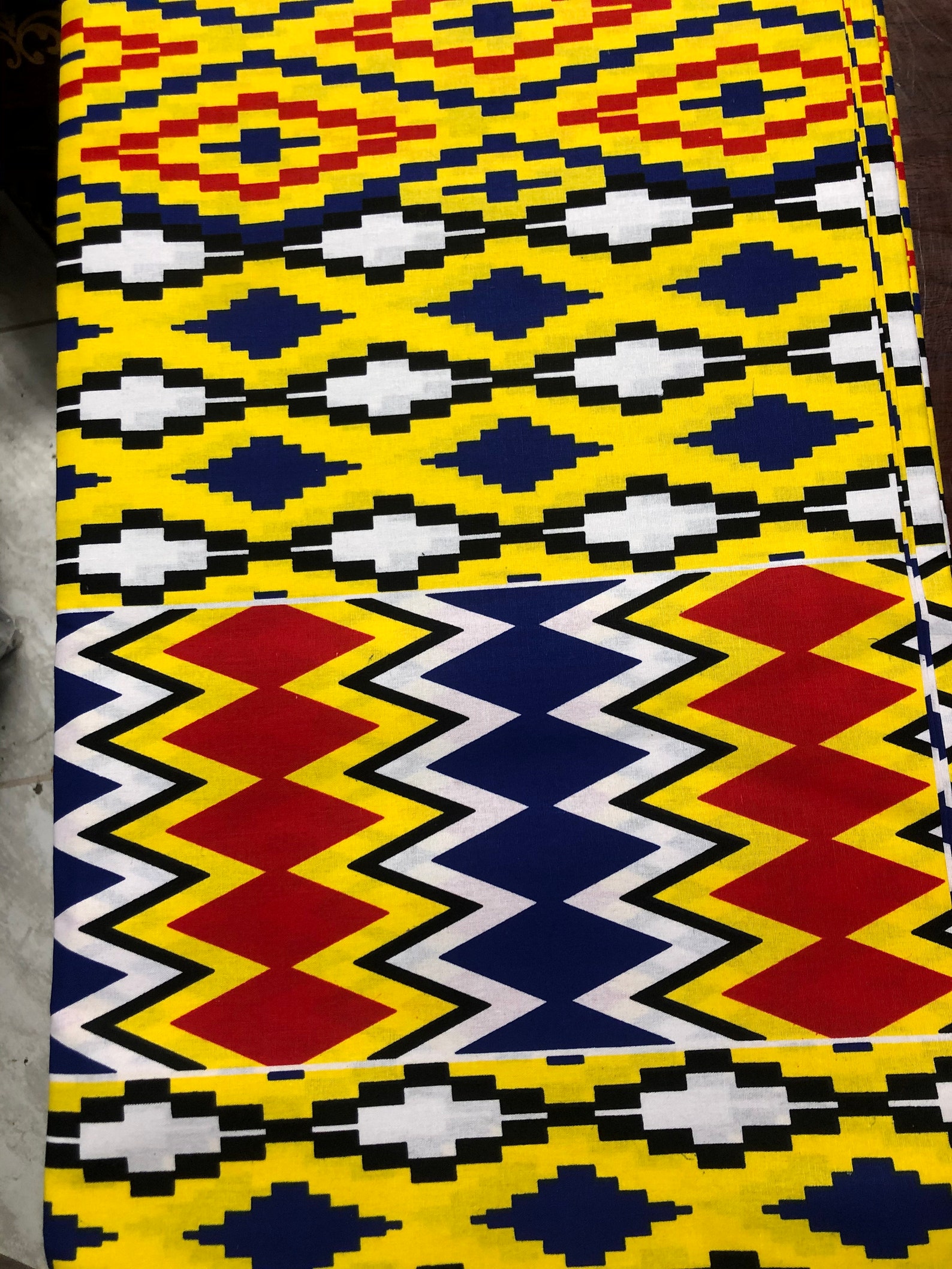 3 Yards Kente Fabric Ghana Kente Ankara Fabric African Etsy