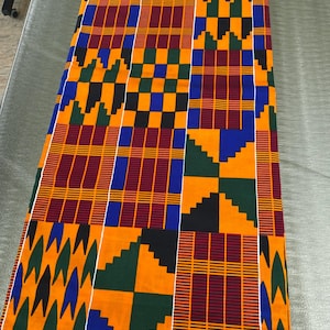 Kente Fabric per Yard, Ghana Kente, African Print Fabric, Ghana fabric, Ankara fabric, Nigerian fabric