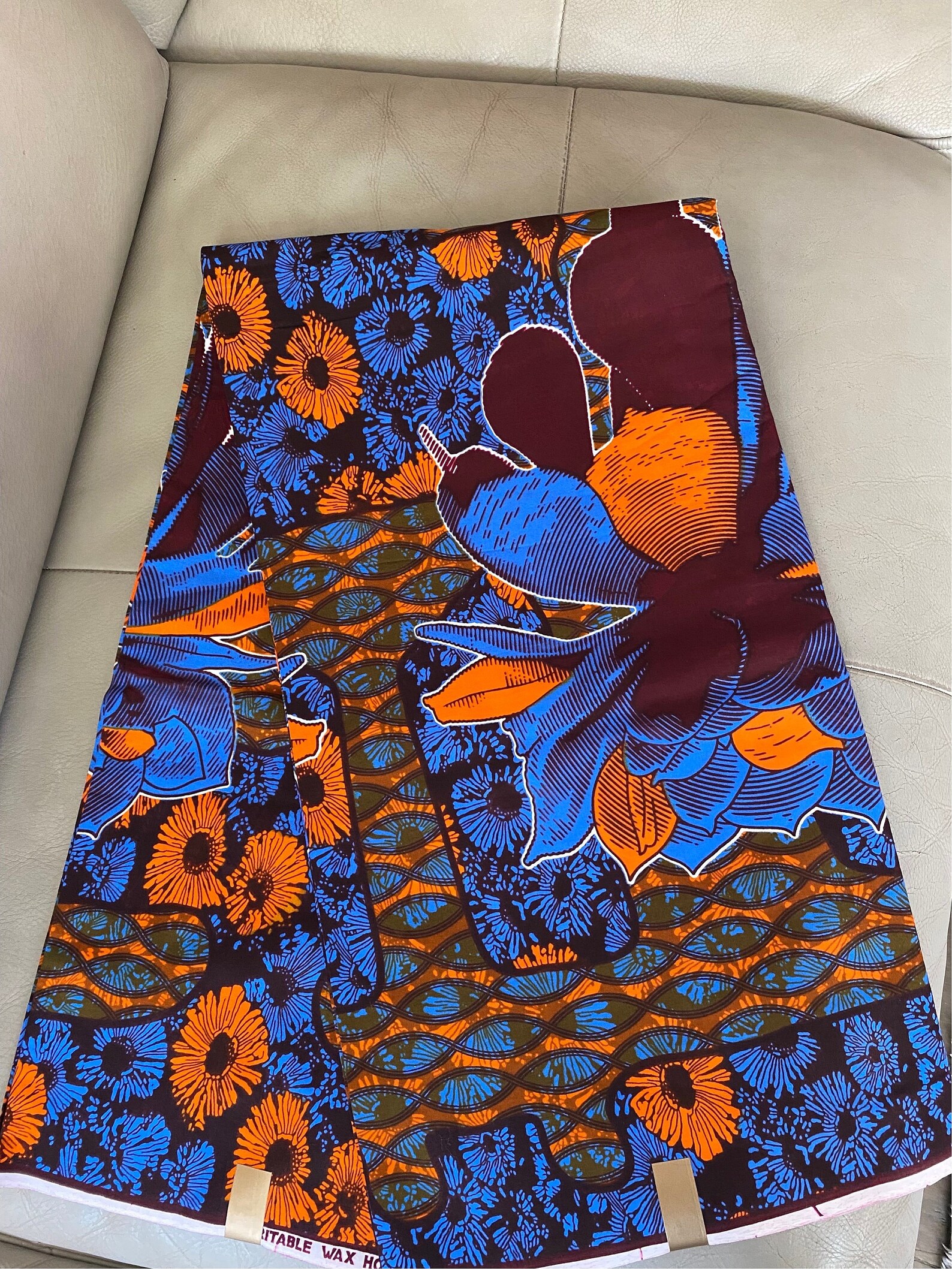 3 Yards African Fabric, Ghana Fabric, Nigeria Fabric, Ankara Fabric