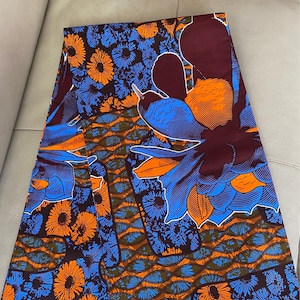 3 Yards African Fabric, Ghana Fabric, Nigeria Fabric, Ankara Fabric, Cotton Fabric, Upholstery Fabric, Material
