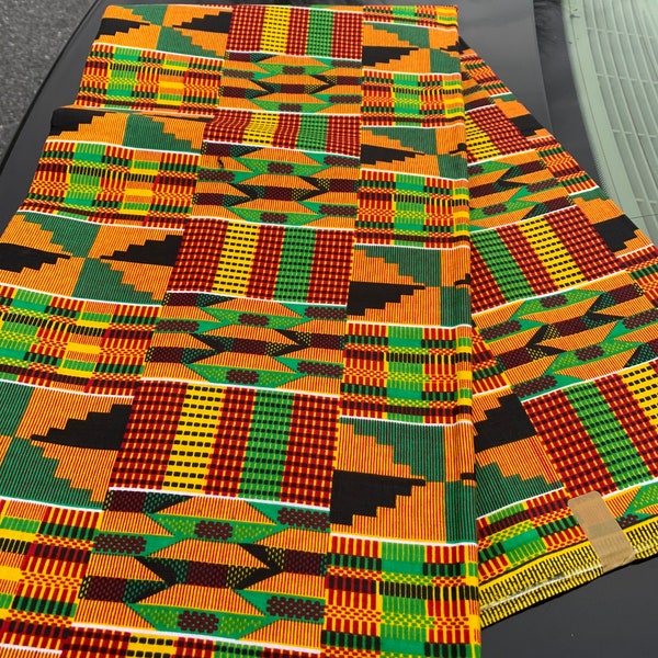 Kente Fabric per yard, African Print Fabric, Ankara Fabric, Kente, Ghana Kente, Nigerian Fabric